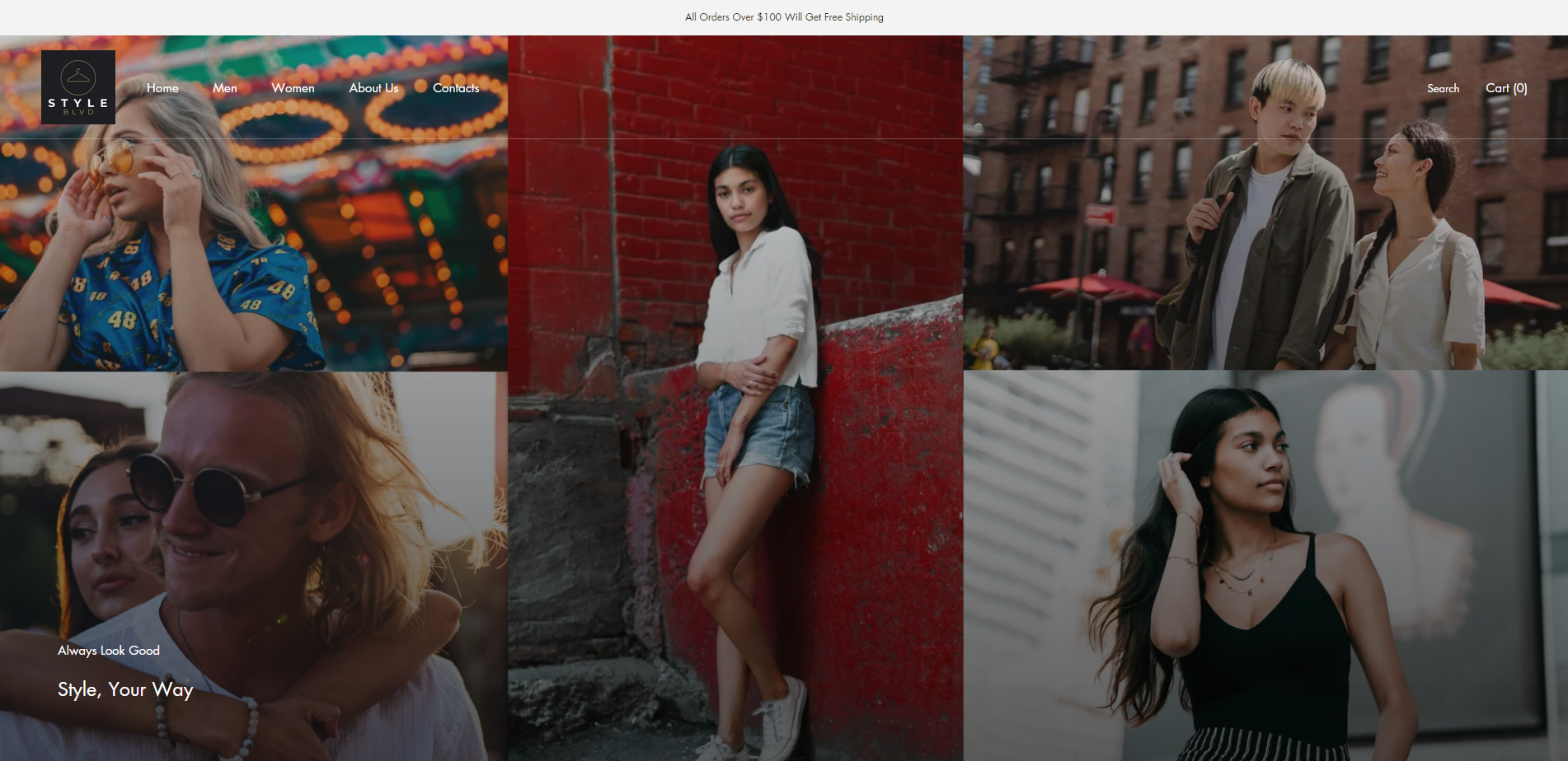 Style Boulevard Online Home Page